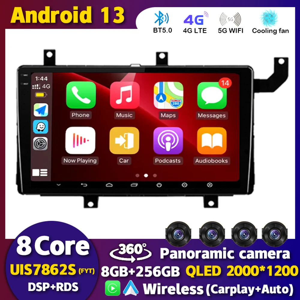 

Android 13 Carplay Auto For Toyota Tacoma N300 2015 2016 2017 2018 2019 2020 2021 Car Radio GPS Stereo Multimedia Player BT DSP
