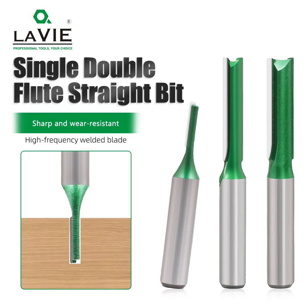 LAVIE 1 Stück 8 mm Schaft, Schlitzfräser 3–8 mm, Holzbearbeitungsfräser für Holzschlitzgravur C080020