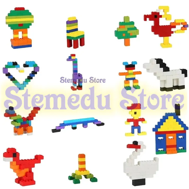 125/250g Building Blocks Bulk Lot Pack Sorted By Color Bricks Block Plate Small Particles Bulk Compatible LeDUO - Image 5