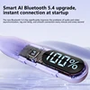 Wireless Earphones Bluetooth 5.4 Neckband Headphones Gaming LED Display HIFI Headset Sports Earbuds High Quality Soundtrack New 4