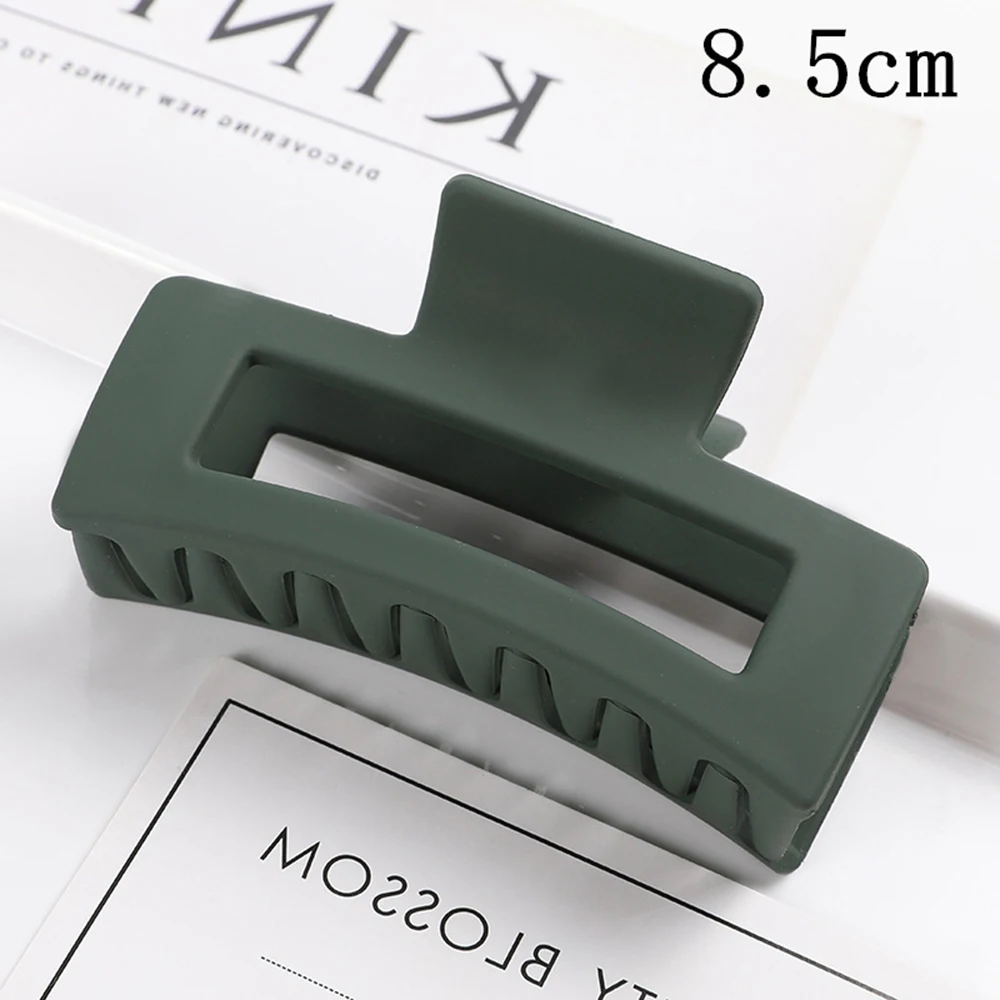 Koreanische Haarklammern aus Kunststoff für Frauen und Mädchen, große Haarspangen, Krabbenklammern, modische Haarschmuck-Accessoires – Detail 12