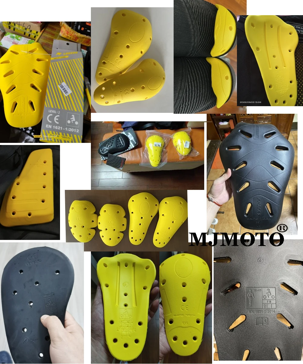 Cycling CE Level 1-2 Protector Pad Outdoor Sports Back Armor Elbow Shoulder Protective Gear Anti Impact Inserts for Jackets