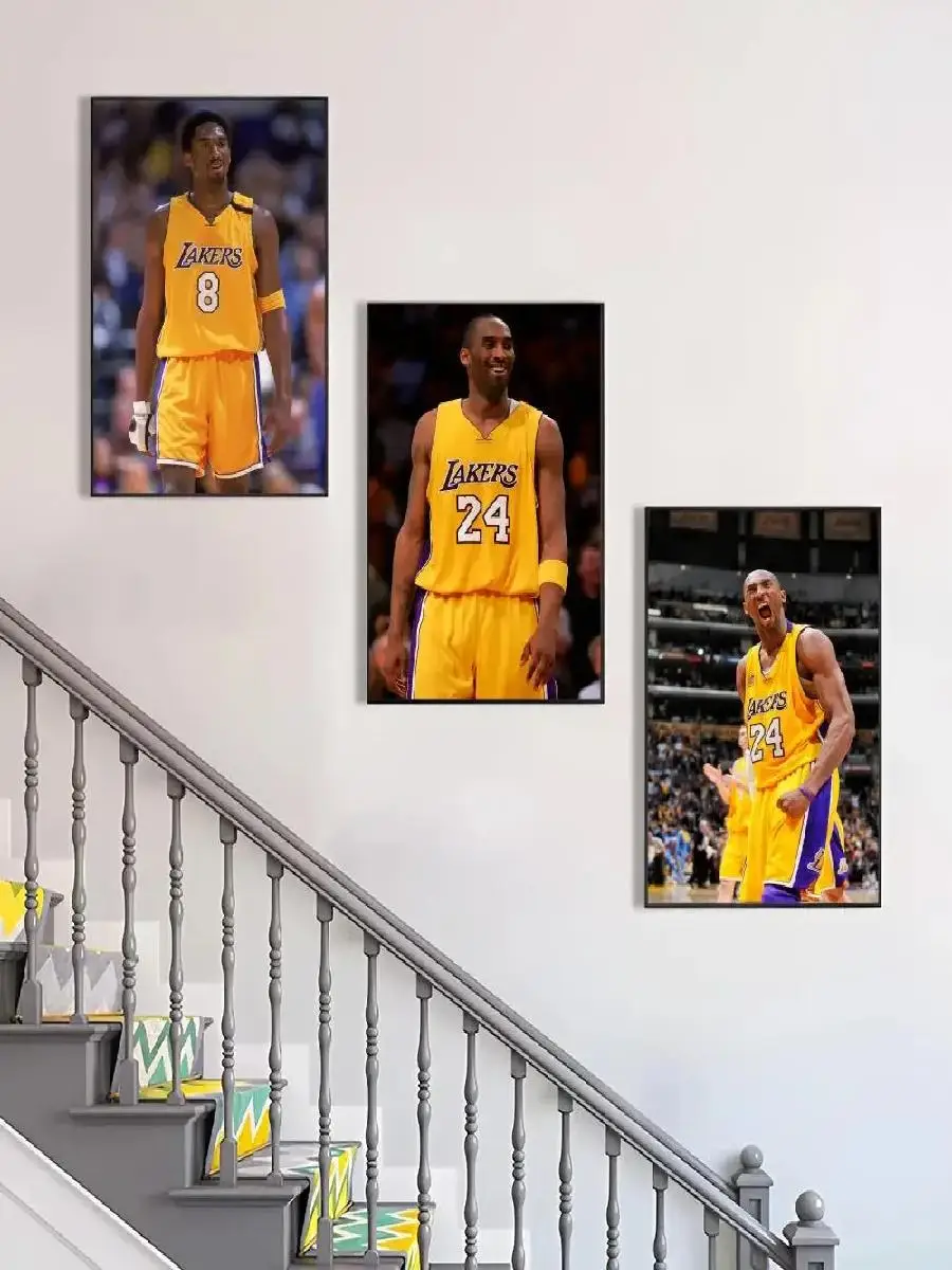 papel de parede papel de parede kobe bryant: A Decoração que Transformou  Minha Sala em um Templo do Basquete, image size:900x1200