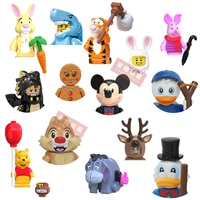 Mini Action Toy Figures Building Blocks Cartoon dolls Toy Story Mickey Mouse Winnie The Pooh Frozen Stitch Donald Duck Gifts 1