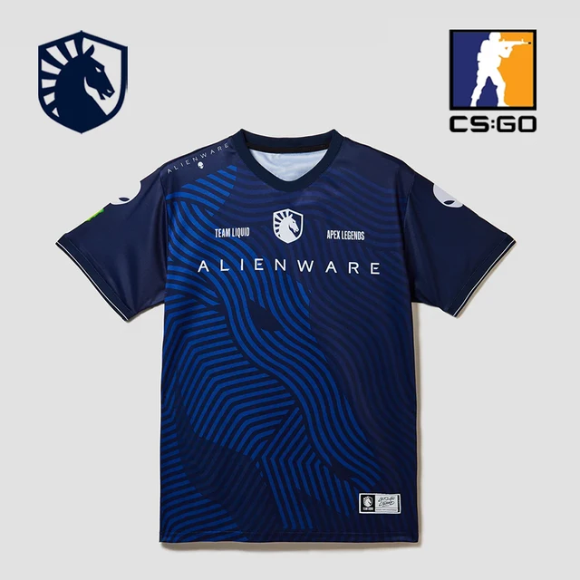 Team Liquid 2025 CS2 jersey CSGO esports team training uniforms major Twistzz custom t-shirts unisex loose gym sports tops 1