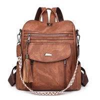Women Anti-theft Design Backpack Casual Daypack Outdoor Female Women Shoulder Travel Multi-function Bags Women's Schoolbag 2
