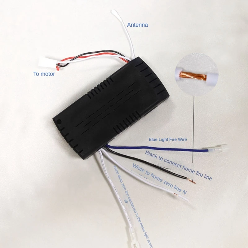 Universal Ceiling Fan Remote Control Kit 6-Speed & Timing Replacement For DC Ceiling Fan Light ceiling fan remote control kit