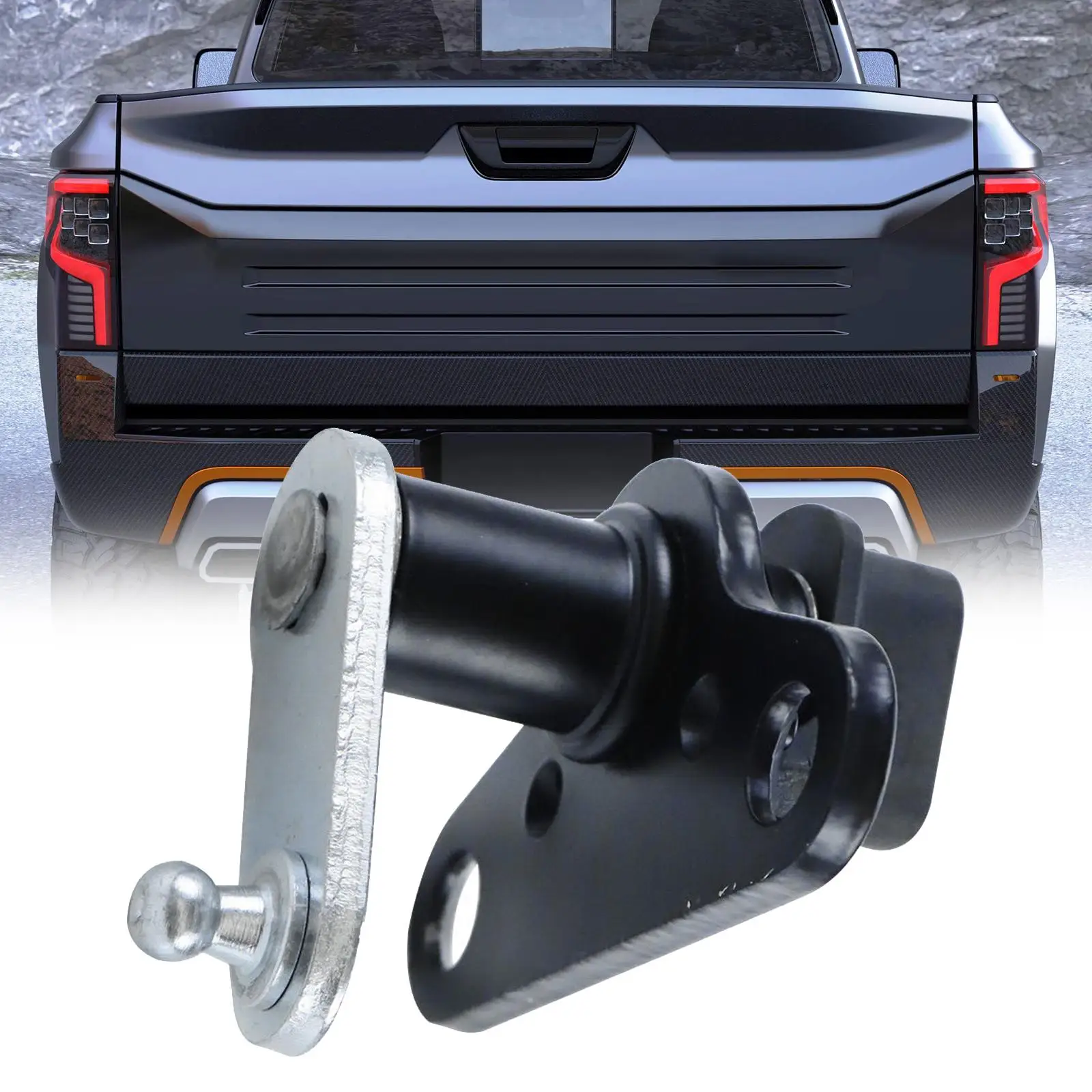 

Rear Tailgate Hinge Assembly Durable Replaces for Nissan Titan 2004-2015 Good Performance Accessory Convenient Installation