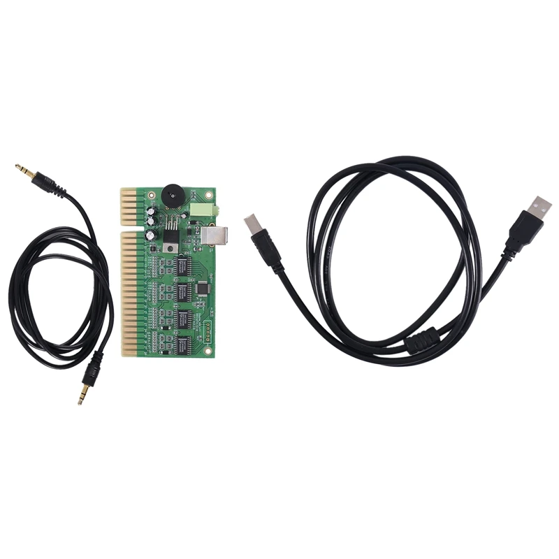 

Top!-PC To Jamma Converter Board For Hyperspin Pinball Arcade Game Console Converter With USB Audio Cable