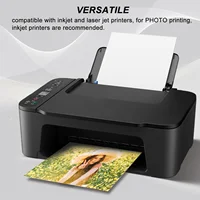 A4 High Glossy Self-adhesive Photo Paper/50 sheets 135gsm size for inkjet printers, peel and stick photos, crafts, scrapbooks 4