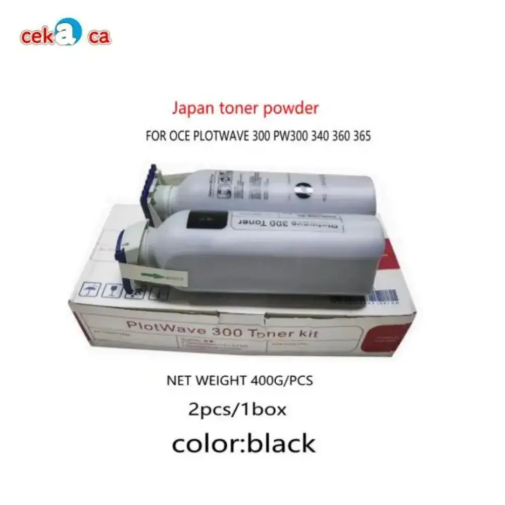 Replacement Toner For Oce Plotwave 300 Toner, Black (2 Bottles) Non-OEM