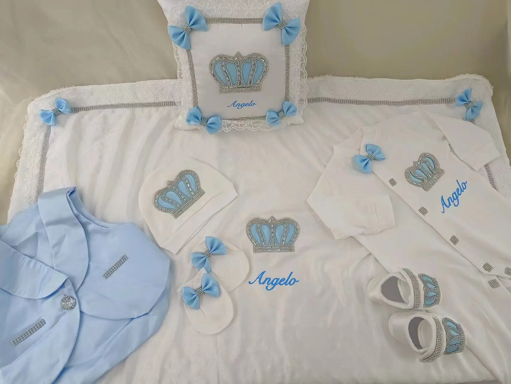 Little Miracle Baby Annoucement Grow - Abito personalizzato per il ritorno a casa - Abbigliamento neonato ragazzo o ragazza - annuncio di gravidanza IVF bambino - Italia