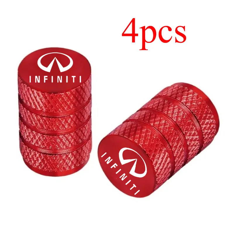 Premium Car Wheel Tire Air Valve Caps - Set of 4 Luxury Airdust Covers