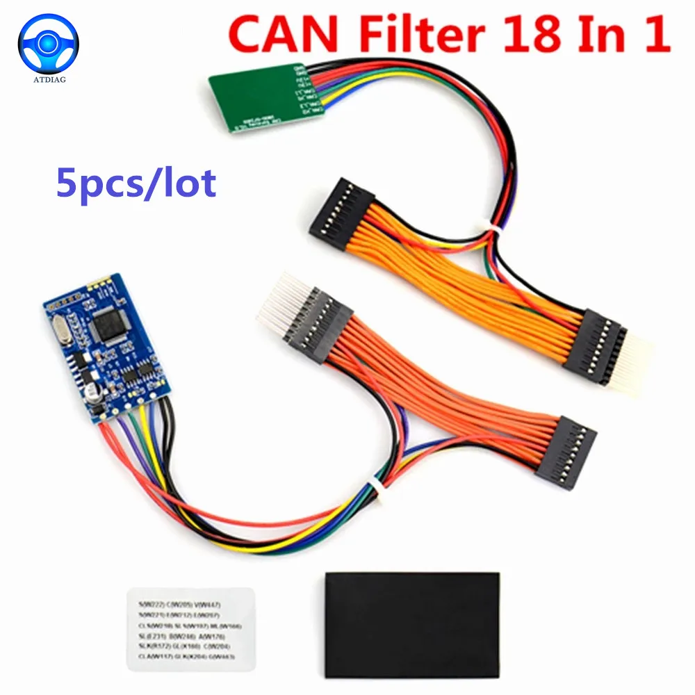 

5pcs/lot MB CAN Filter 18 In 1 CAN Filter for W222/W205/W447/204/W212/E(W207)/W246 for Benz/BMW Universal CAN Filter Free Ship