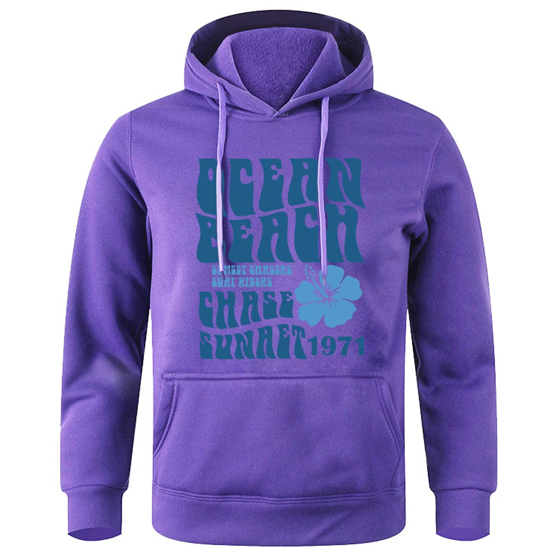 

Ocean Beach Chase Sunset 1971 Print Mens Hoodie Oversized Loose Streetwear Man Breathable Soft Hoodies Basic Original Tracksuit