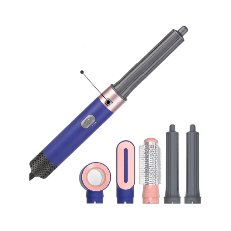 US/UK/EU 5 in 1 Straight Hair Curling Hair Styling Tool Automatic Curling Dryer with Curlers Styling Carrying negative ions