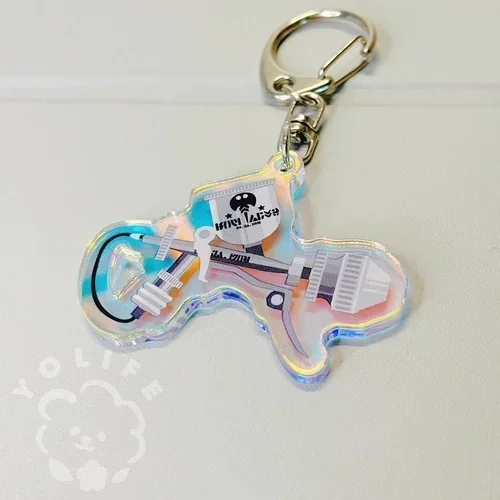 スプラトゥーン3-女の子のためのレーザー武器ペンダントキーホルダー