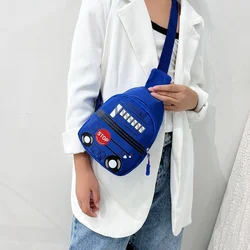 Cute Cartoon Kids Chest Bag Children Bag Car Printed Crossbody Fashion Purse Waist Back Pack Sport Belt Shoulder Bag