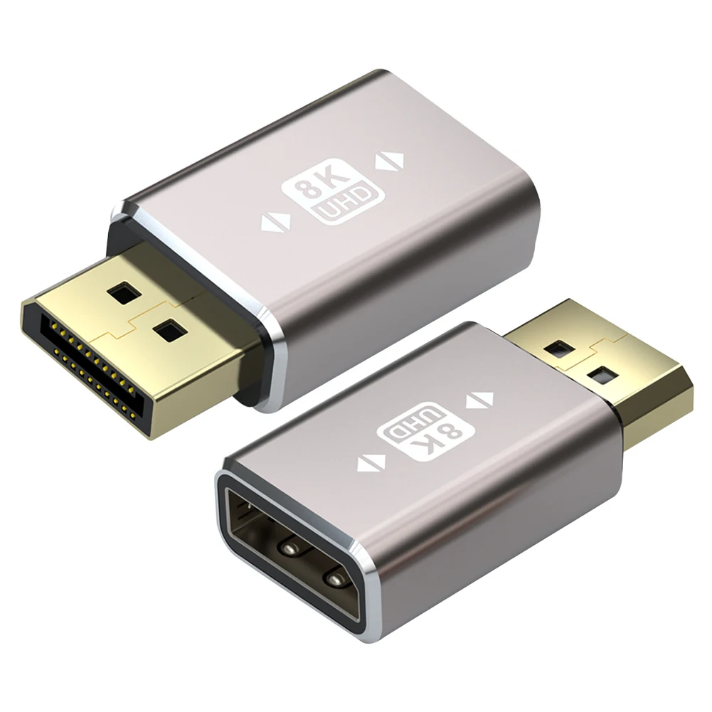 DP-÷ Ʈ ͽټ , DP-DP  ,  ÷ Ʈ 1.4, ƮϿ ݵ, 8K 60Hz, 32.4 Gbps
