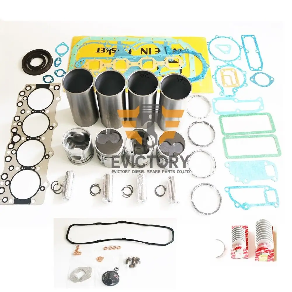 

For ISUZU 4BD2T 4BD2 overhaul rebuild kit piston liner ring bearing gasket