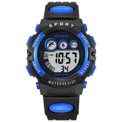 Children's Waterproof LED Digital Sport Watch - Luxury Electronic Timepiece (Blue Watch)