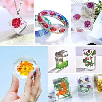 Dried Flowers, Natural Wedding Flower Herbs Kit for Soap Making, Candle 9/16 Bags Include Dried Lavender, Rose Petals, Jasmine 4