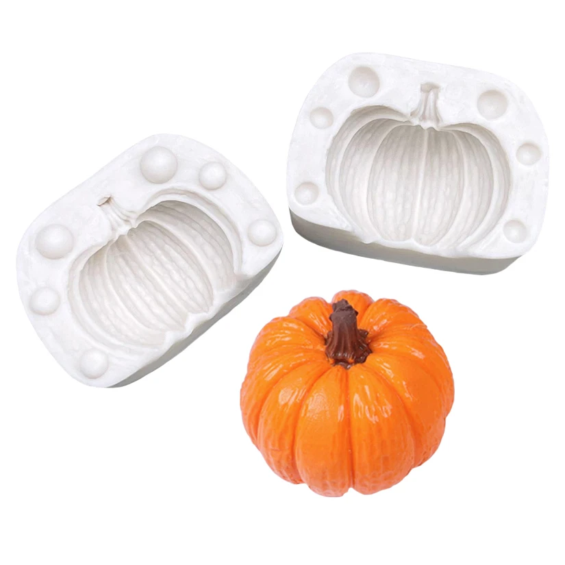 SUNSK Stampi In Silicone Per Halloween – 2 Pezzi Con Motivi Di Zucca, Alimentari, Antiaderenti, Adatti A Forno E Microonde, Per Torte, Cioccolato E Sapone