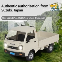 WPL D14 D-14 1/10 4WD RC Car Simulation Drift Truck Brushed 280 motor Climbing Car LED Light On-road RC Car Toys For Kids Gifts 1