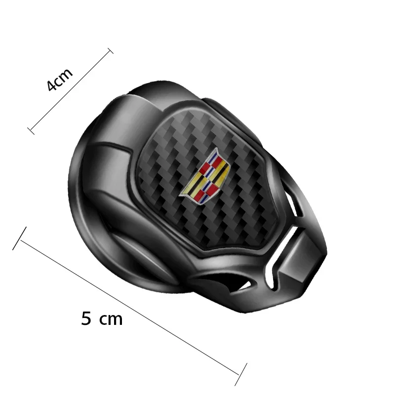 Cadillac start stop knop cover sticker zinklegering