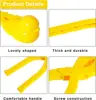4 Pcs/Set Snowball Maker Clips, Duck Shaped Snow Ball Maker Clips Clamps Outdoor Winter Play Snow Toys Plastic Sand Molds Clay 3