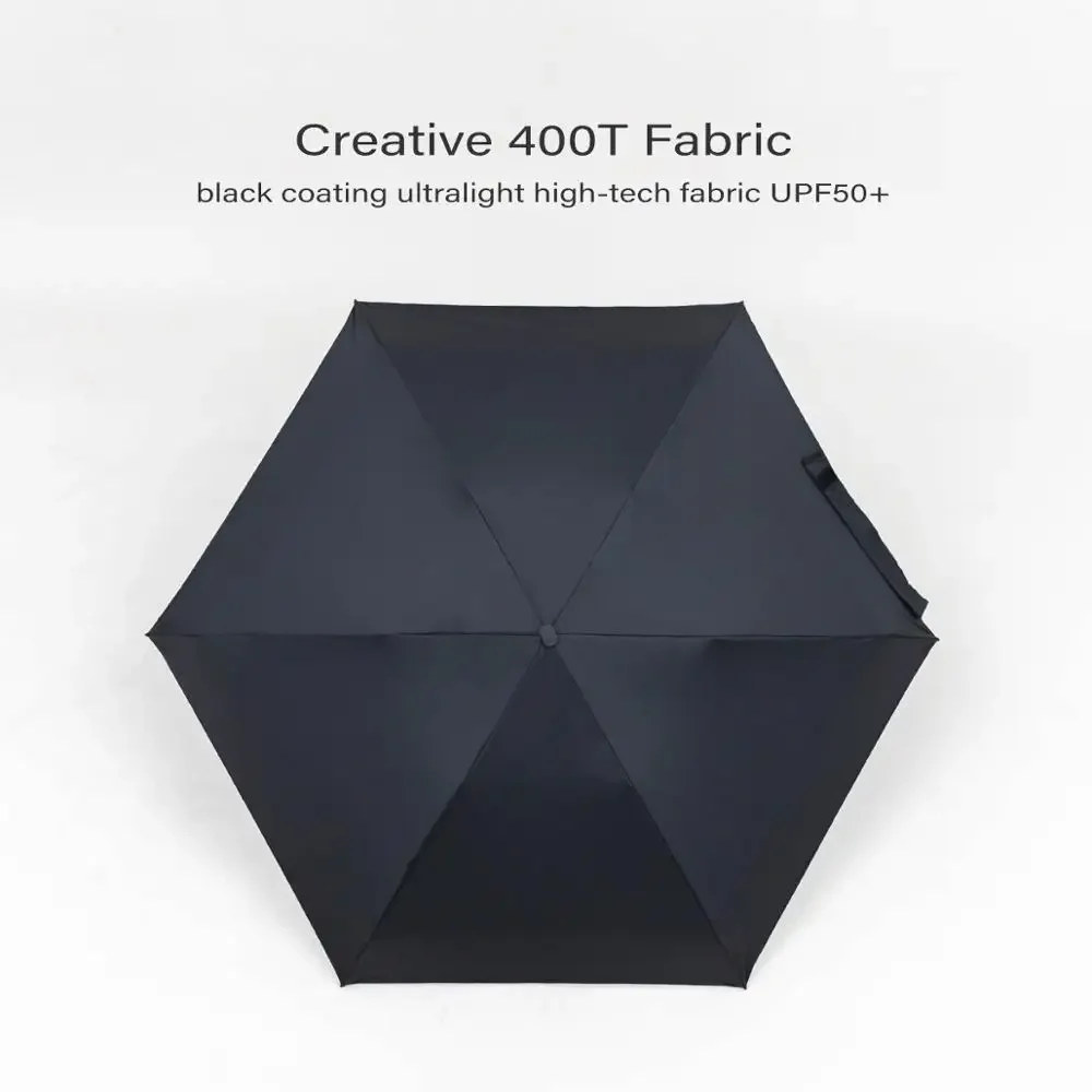 Parachase Mini Pocket Umbrella Rain Women Portable Travel Sun Umbrella Small Windproof Anti UV Parasol UPF50+