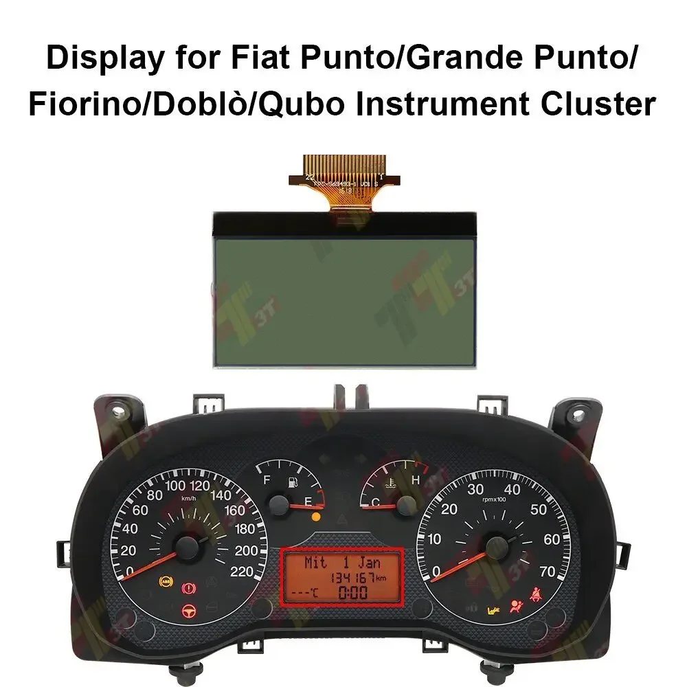 

ЖК-дисплей для приборной панели Fiat Punto Grande Punto Fiorino Doblo Qubo, кластер инструментов