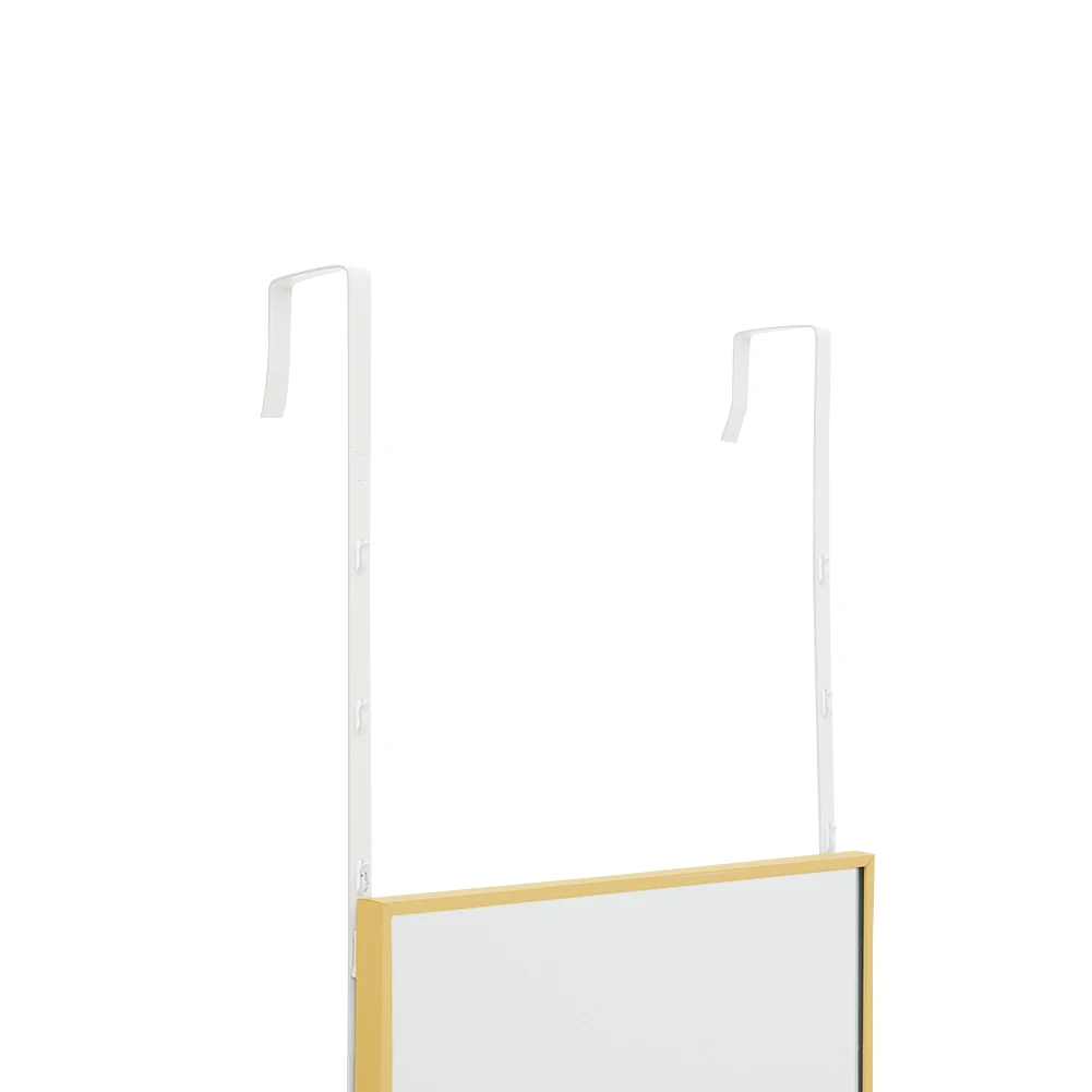 Metal frame right angle full length mirror, door hanging full length mirror vanity mirror wall mirror, 28cmWx118cmH