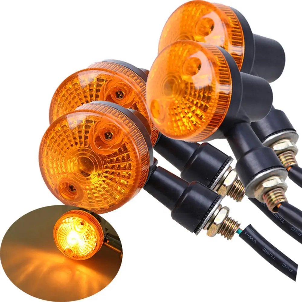 

Motorcycle Indicator Light Motorcycle Turn Signal Lights 12V Blinker Indicator Lamp Durable Motorcycle Modification Accessories