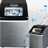 HZB-20 Ice Maker Electric Commercial Tea Shop 25kg Square Mini Ice Maker Household Desktop Automatic Ice Maker 220V 120W 6