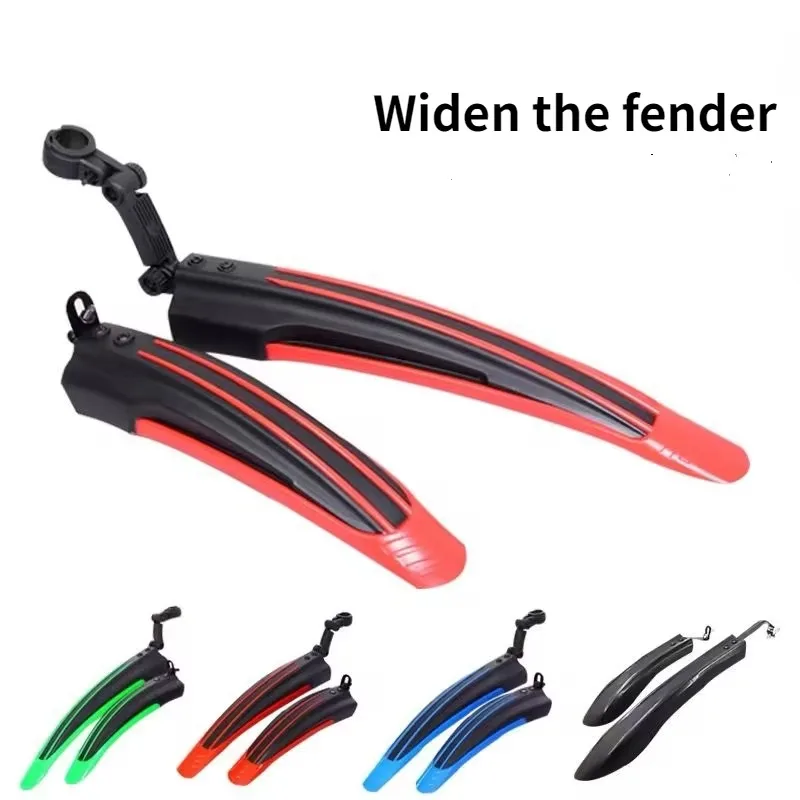 Bicycle Fender 26 Inch Mountain Bike Front and Rear Fenders Rain Fenders Front and Rear Pair of Mud Boards Bicycle Accessories bicycle fender