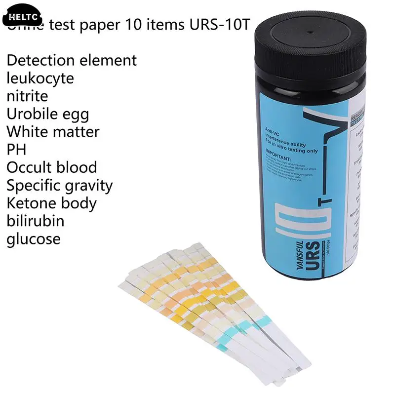 50/100 Pieces/tube Aquarium Testing Kit For Freshwater Saltwater Pond Test Strips For Fish Tank Testing Fresh And Salt Water
