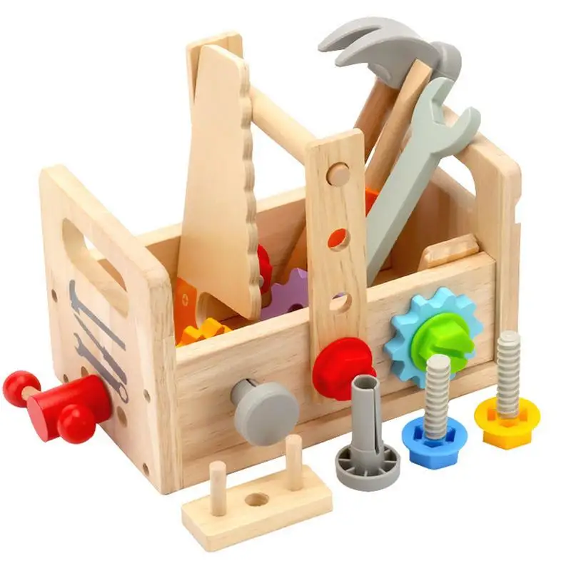 

Wooden Tool Kit For Kid Preschool Learning Activities Classroom STEM Toy Fine Motor Skills Toys Educational Sensory Learning Toy