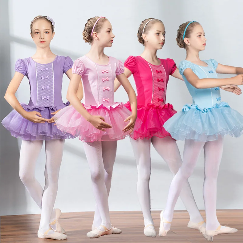 

Детские танцевальные костюмы для девочек, юбка-пачка для малышей, мягкая тренировочная одежда, пушистая танцевальная юбка, трико для девочек