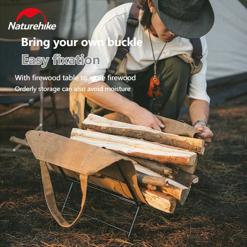 Naturehike – sac de rangement Portable pour bois de chauffage, Camping en  plein air, épais, résistant à