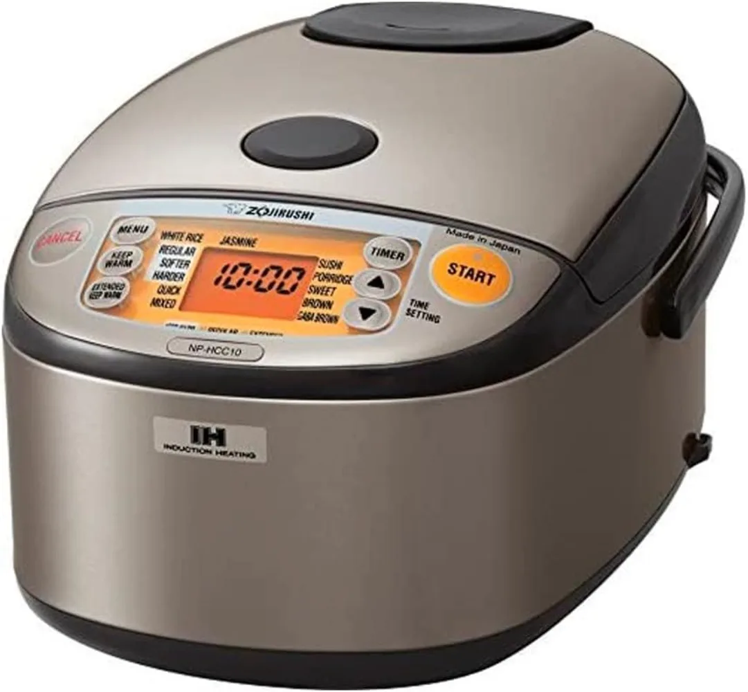 

Induction Heating System Rice Cooker and Warmer 1 Liter Stainless Steel Dark Grey