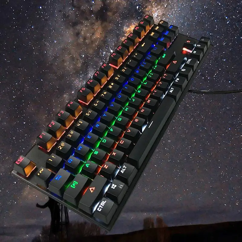 

Ultimate Gaming Experience with USB Wired Mechanical Keyboard for Desktop Computers