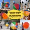 Large Beach Ball for Kid or Adult,Easy to Inflate and Durable Material Great Gift Idea for Boy & Girl,Best Pool Party Decor Toys 3