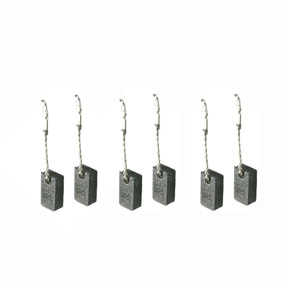 

6pcs E64 Carbon Brush Power Tools Replacement For 1200W Angle Grinder GWS12-125S/GWS12-150SE64 Self-Stop
