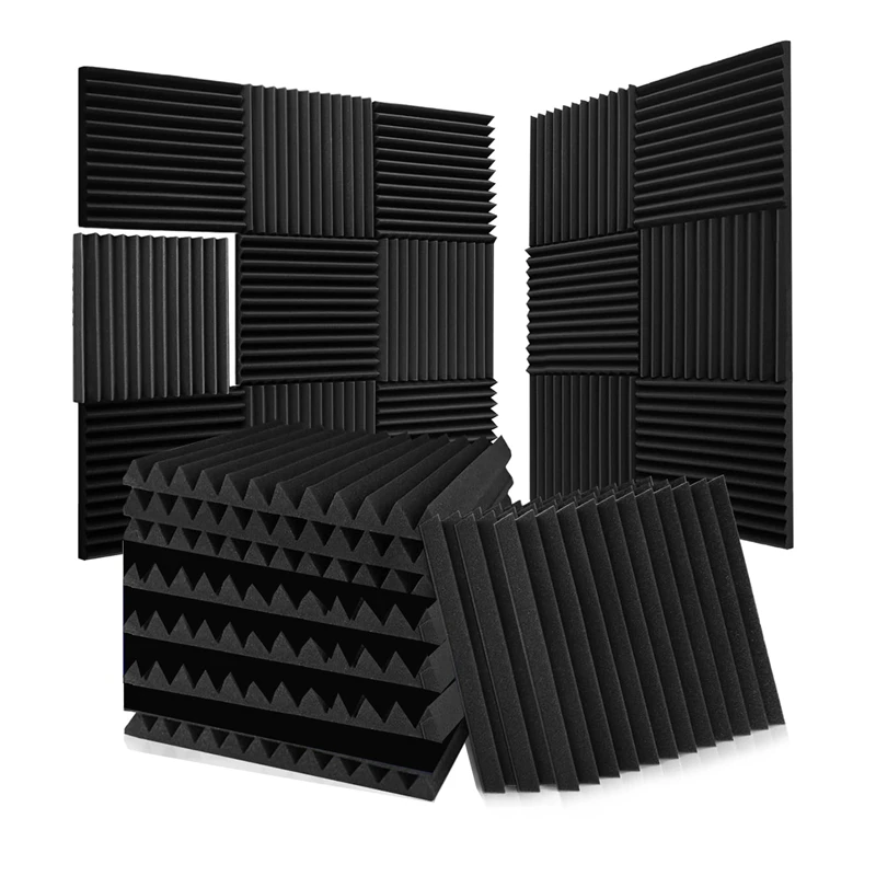 

52 шт., акустические панели, 1X12X12 дюймов