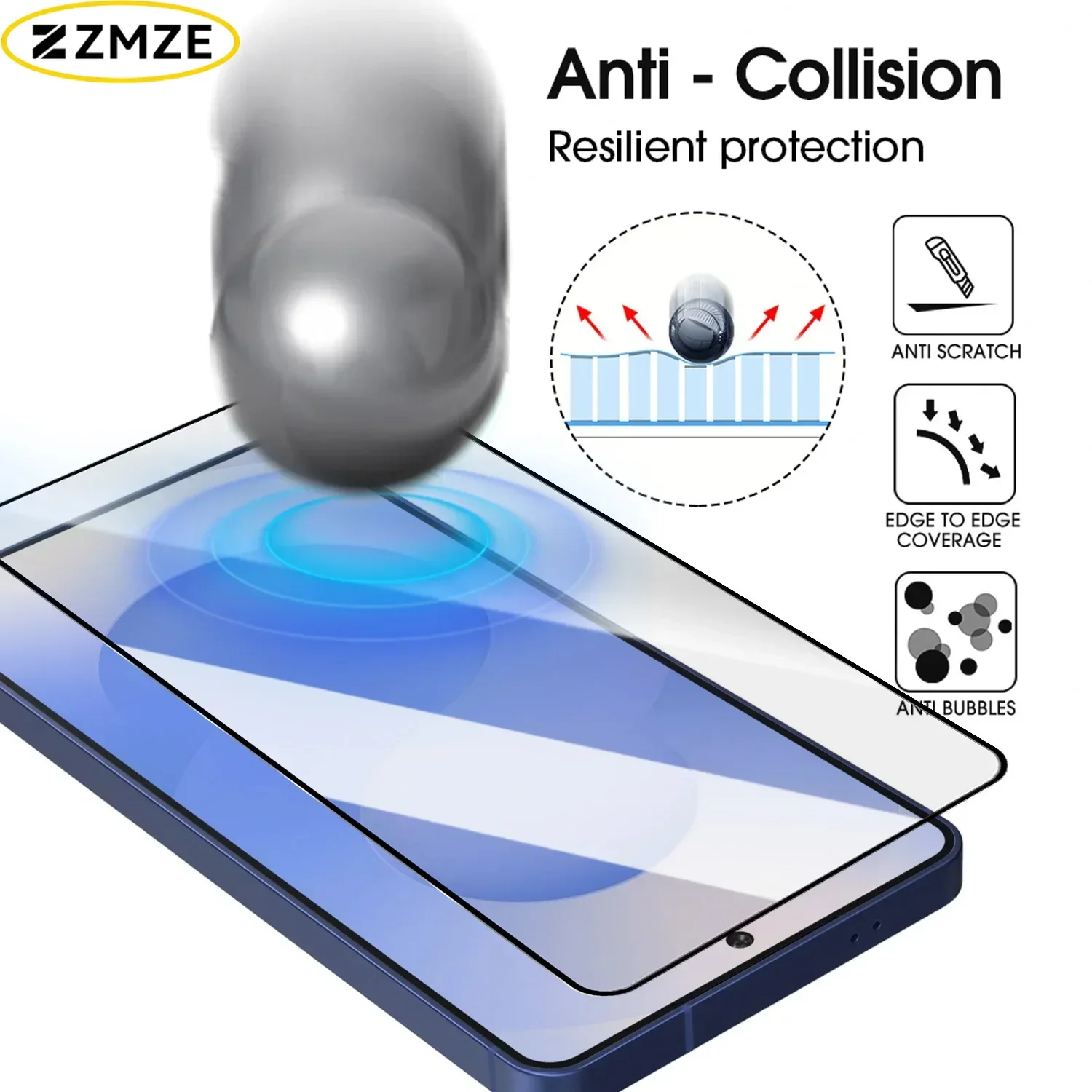 2/3PCS Pellicola protettiva per schermo facile da installare senza polvere per Samsung Galaxy S26 Plus S26 Ultra HD Pellicole antigraffio in vetro temperato - immagine 6