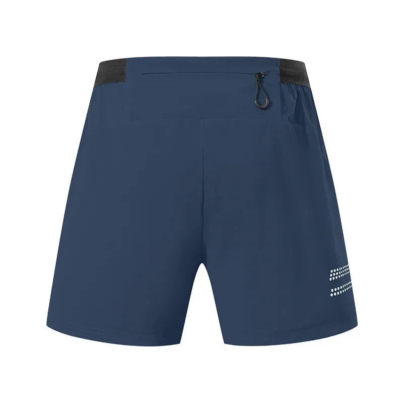 thumbnail image 1 of Pantalones cortos deportivos para hombre, de secado rápido, transpirables, con forro, pantalones cortos de gimnasio para correr maratones al aire libre, 1 of 5