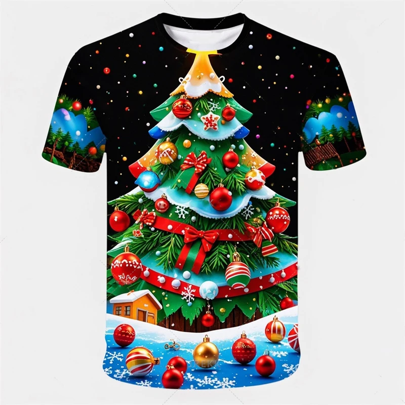 Christmas 3D Print Unisex T Shirt