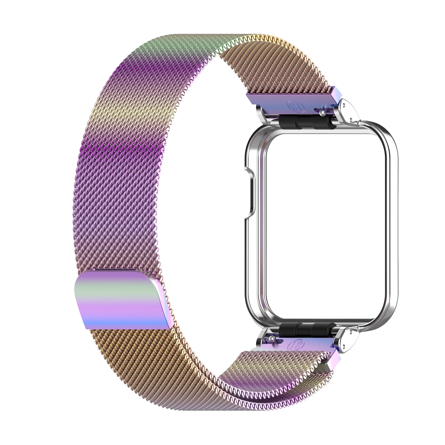 Milanaise-Schlaufe für Xiaomi Mi Watch Lite-Armband, Metall-Magnetband, Redmi Watch 2 Lite/Redmi Watch 1 2/Watch 2 Armband + Hülle – Detail 15