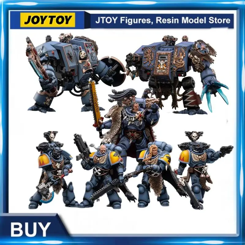[Disponibile] Joytoy 1/18 Action Figure 40K Space Wolves Serices Squares & Mechas Collezione Anime Modello Militare Spedizione Gratuita